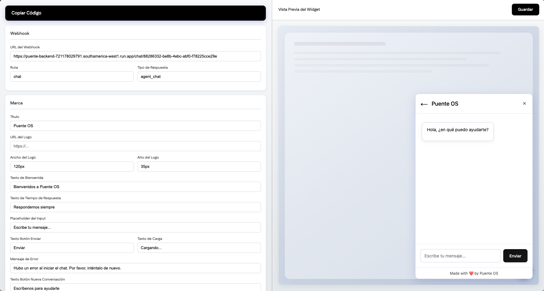 AI Agents - Interface screenshot